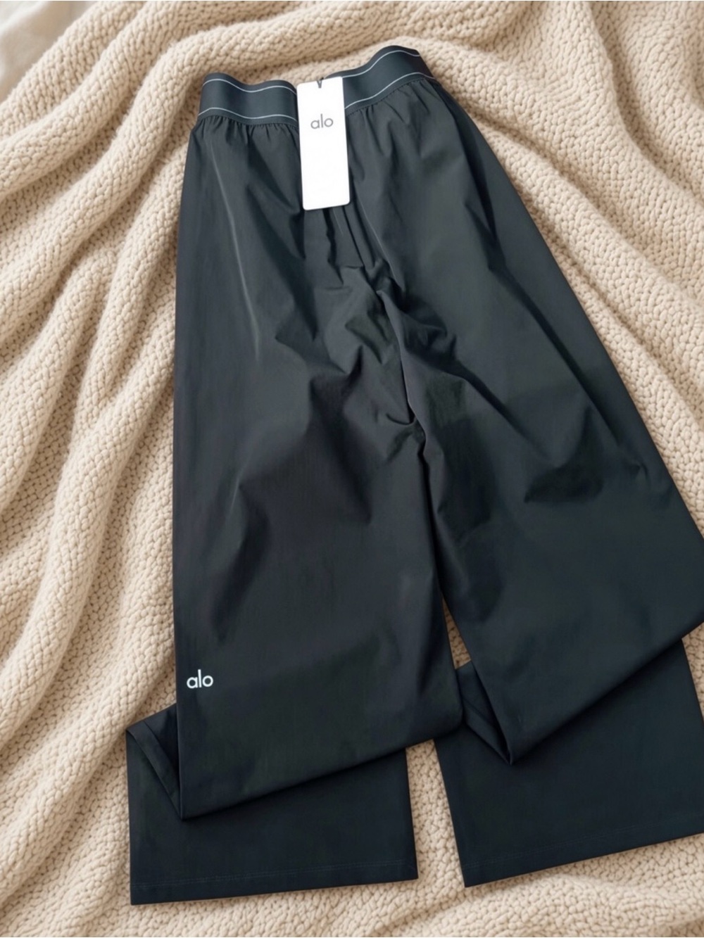 Alo Black Suit up Trousers -Regular length - Picture 3 of 3